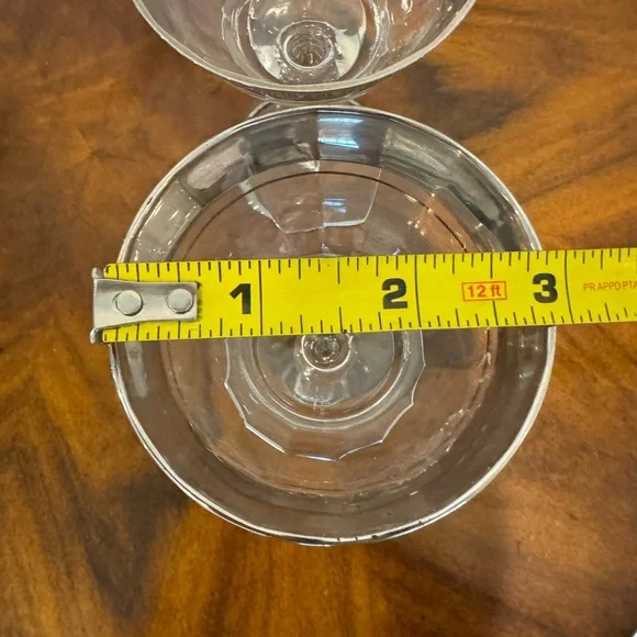 8 1950’s Glastonbury Lotus Rambler Rose Platinum Cordial -6 Champagne Co… - Picture 12 of 12